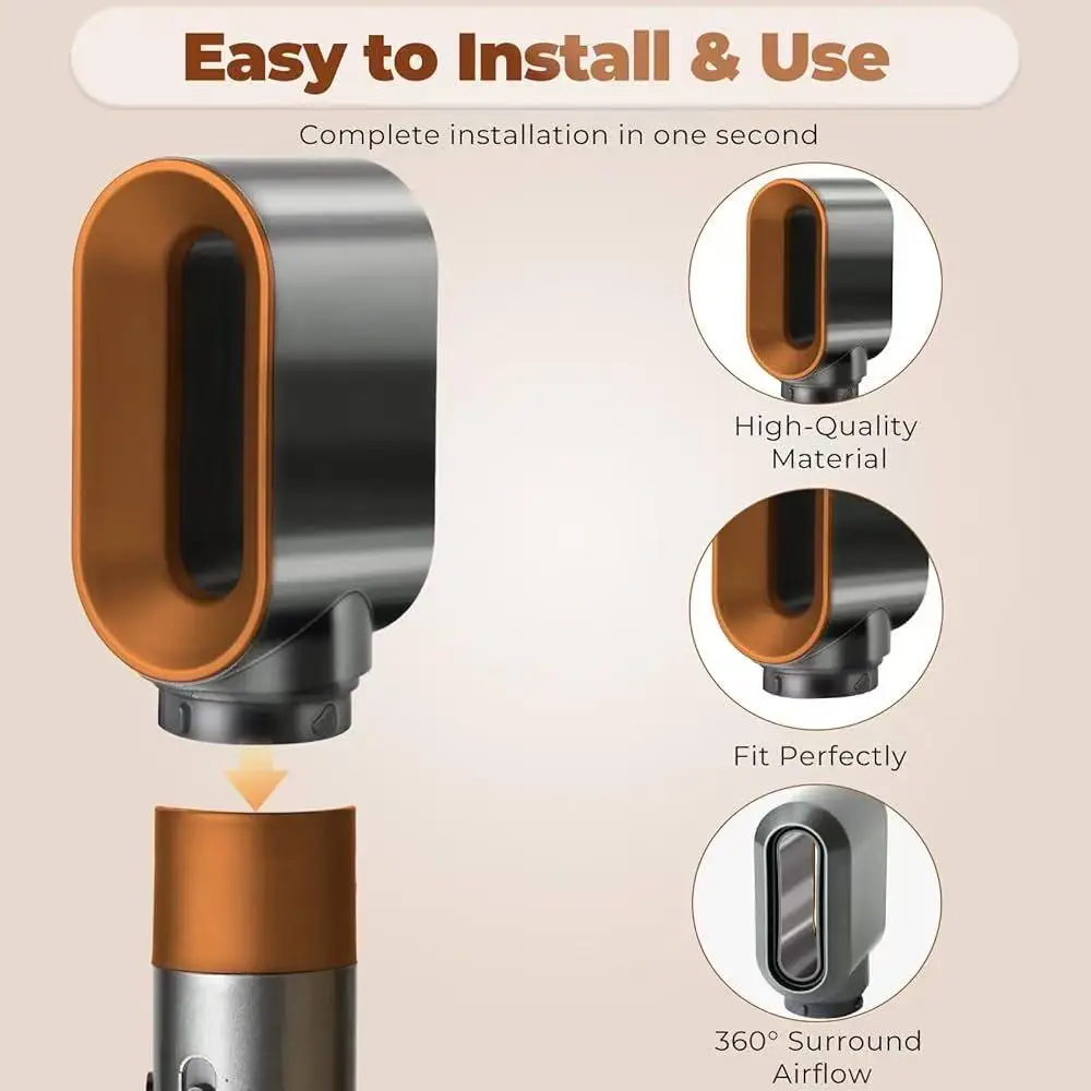 

Насадка для укладки волос для Dyson Airwrap HS01 HS05 Sencicimen X9, аксессуары для волос, мульти-бигуди, жесткая мягкая щетка для разглаживания