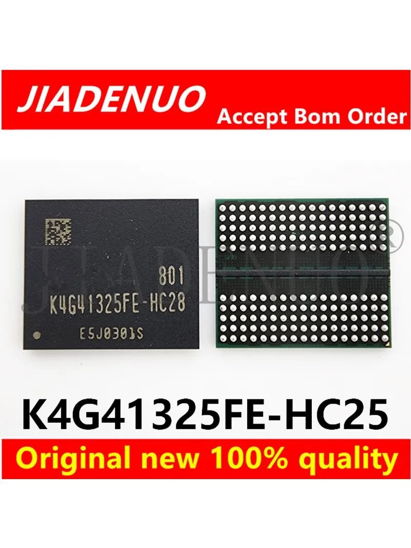 (1 sztuk) 100% oryginalny nowy K4G41325FE-HC25 K4G41325FE-HC28 BGA DDR5 bezpośrednie ogrzewanie 90*90 80*80 szablon Chipset — zdjęcie 2