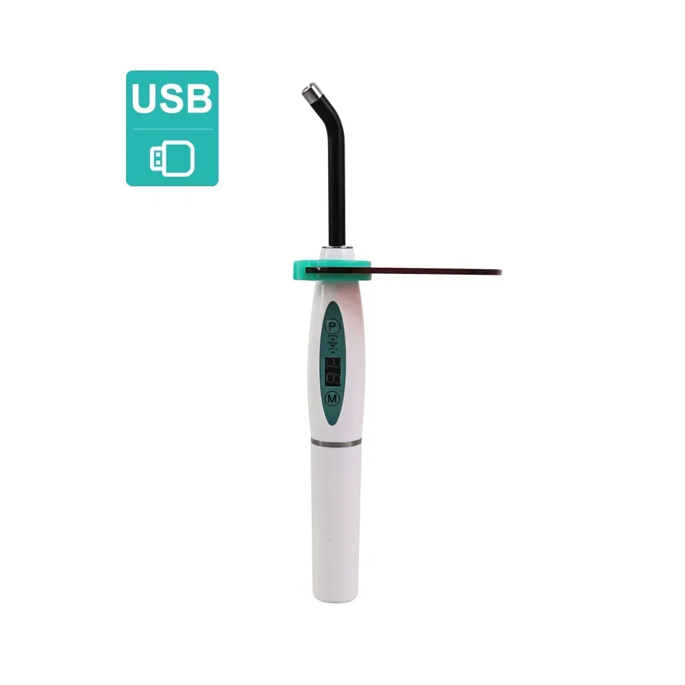 ELIJAH Dental 5W LED Aushärtung Lampe Harz Heilung Licht 5s/3mm Drahtlose Wiederaufladbare Dental Photopolymerisator Lampe zahnarzt Ausrüstung