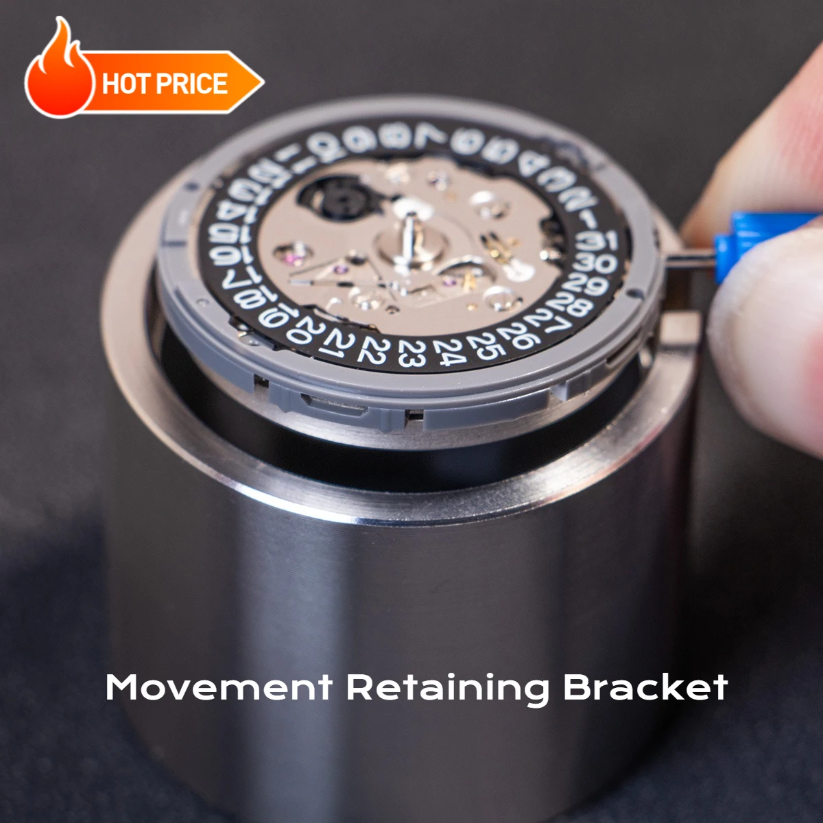 

2 шт. кронштейн для механизма часов для NH35 NH36 7S26 7S36 8215 8200 ETA2824 4R35 Skx007 Mod базовый фиксатор ремонтный сборочный инструмент