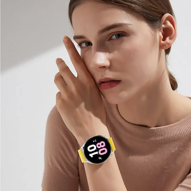 Ocean Band для Samsung Galaxy Watch 7 6 5 4 FE Active 2/5 Pro 45 мм Браслет 20 мм 22 мм Силиконовый браслет Amazfit bip Ремешок для часов