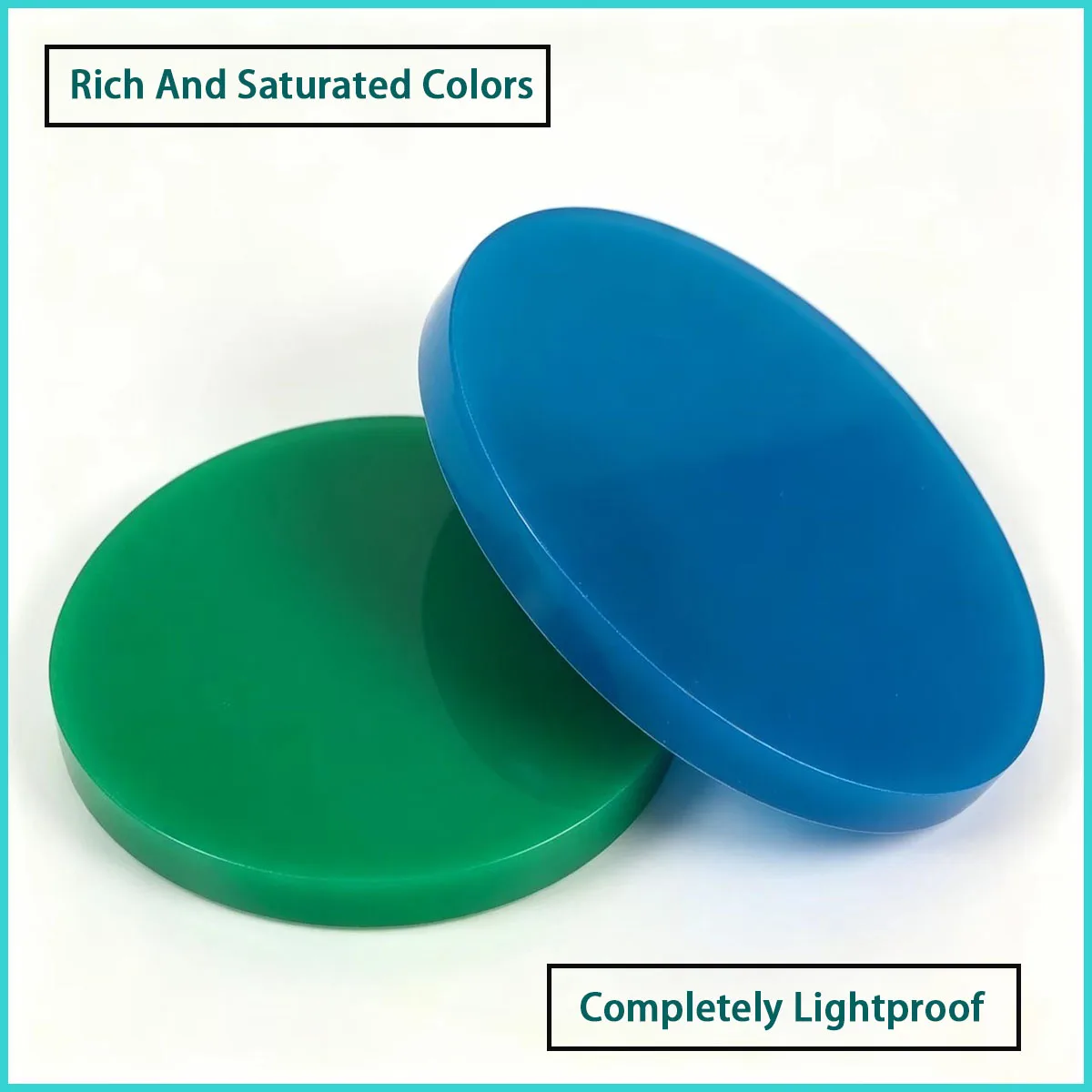 Diameter 2mm-40mm color opaque acrylic circular plate suitable for equipment pads, decorative ornaments, etc