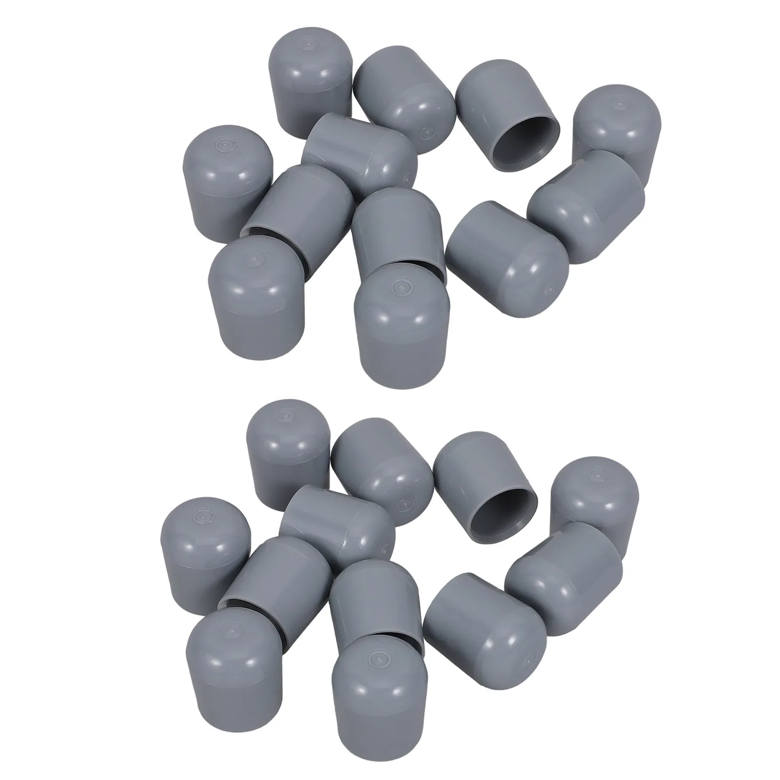 

36 шт. Защитные колпачки для ножек стульев, сверхпрочные, серые, пластиковые, круглые, не оставляющие следов, для мебели, защита пола, для складных стульев