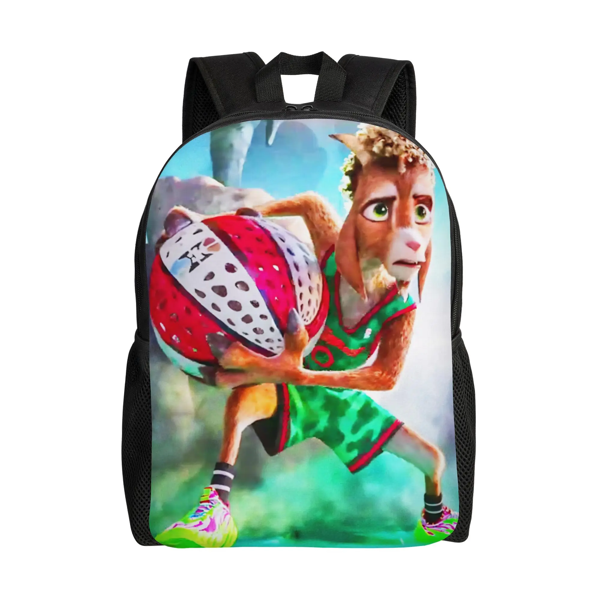 

GOAT Movie Casual Backpack Outdoor Student Hiking Travel Basketball Cartoon Daypack for Men Women Laptop Computer Canvas Bags