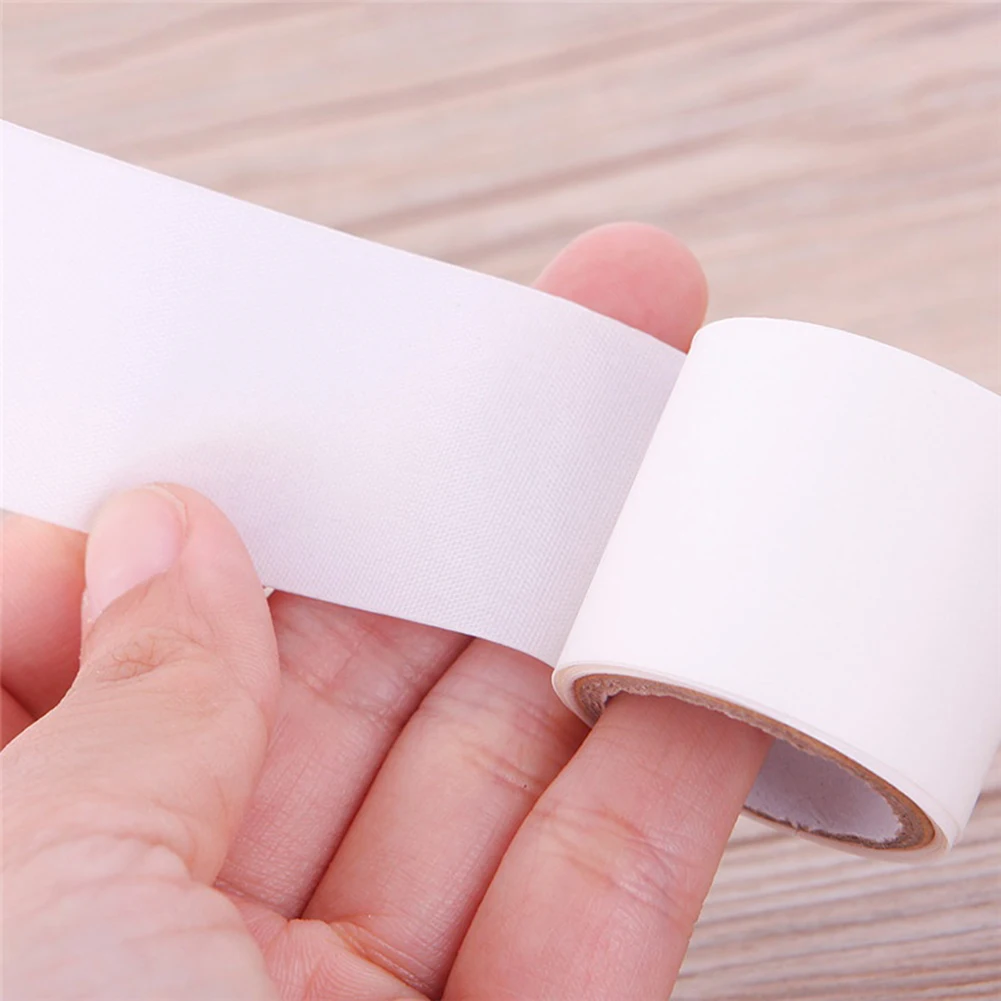 네일 유리 섬유 실크 UV 젤 빌딩 섬유 프랑스 매니큐어 도구, 네일 폼 익스텐션 팁 접착 스티커, 1 롤 수리