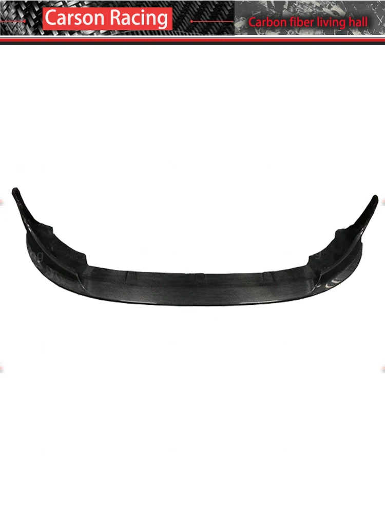 Voor MINI F55 F56 JCW Real Carbon Fiber Glas Voorbumper Lip Trim Body Kit Tuning Natte Forge Carbon Bumper Lip