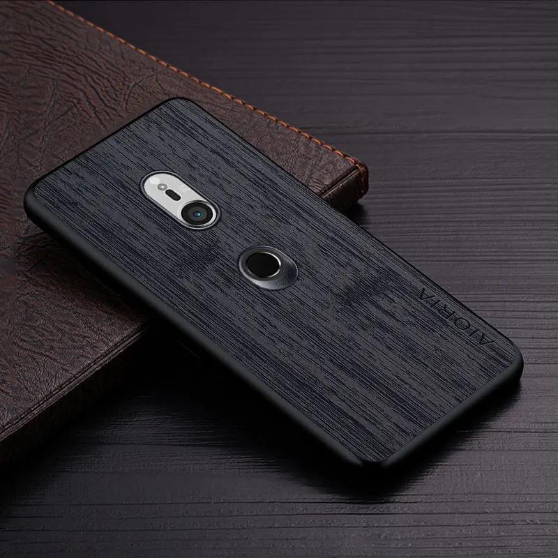 Case for Sony Xperia Pro-1 XZ4 XZ3 funda bamboo wood pattern Leather phone cover Luxury coque for Sony Xperia Pro-1 case capa