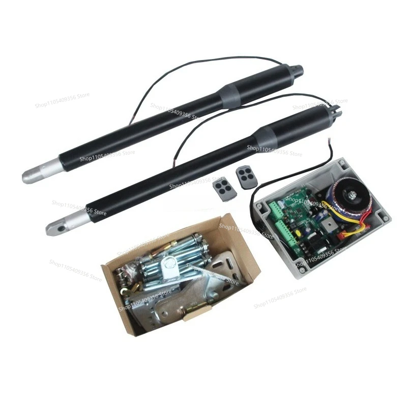 For 200kg Pushrod Type Straight Arm Gate Opener Figure Eight Pull Arm Swing Door Compound Villa Electric Door Remote Control