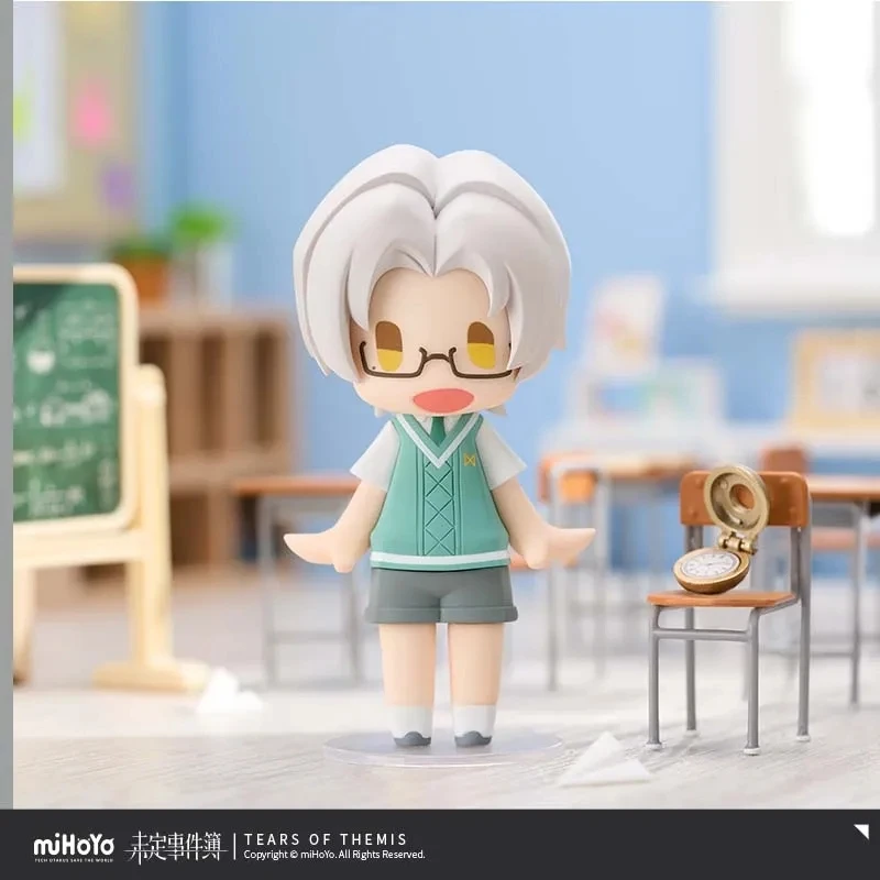 لعبة MiHoYo الرسمية دموع ثيميس مرحبا! ابتسامة جيدة Q-نسخة دمية ماريوس أرتيم الجناح زخرفة أنيمي الشكل تأثيري هدايا عيد الميلاد