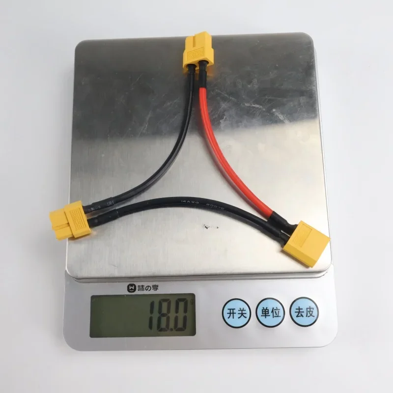 Batterij Adapter Serie Y Vorm Rc Helicopter Aansluitkabel XT30 XT60 Connector Man-vrouw 14AWG/16AWG 10CM