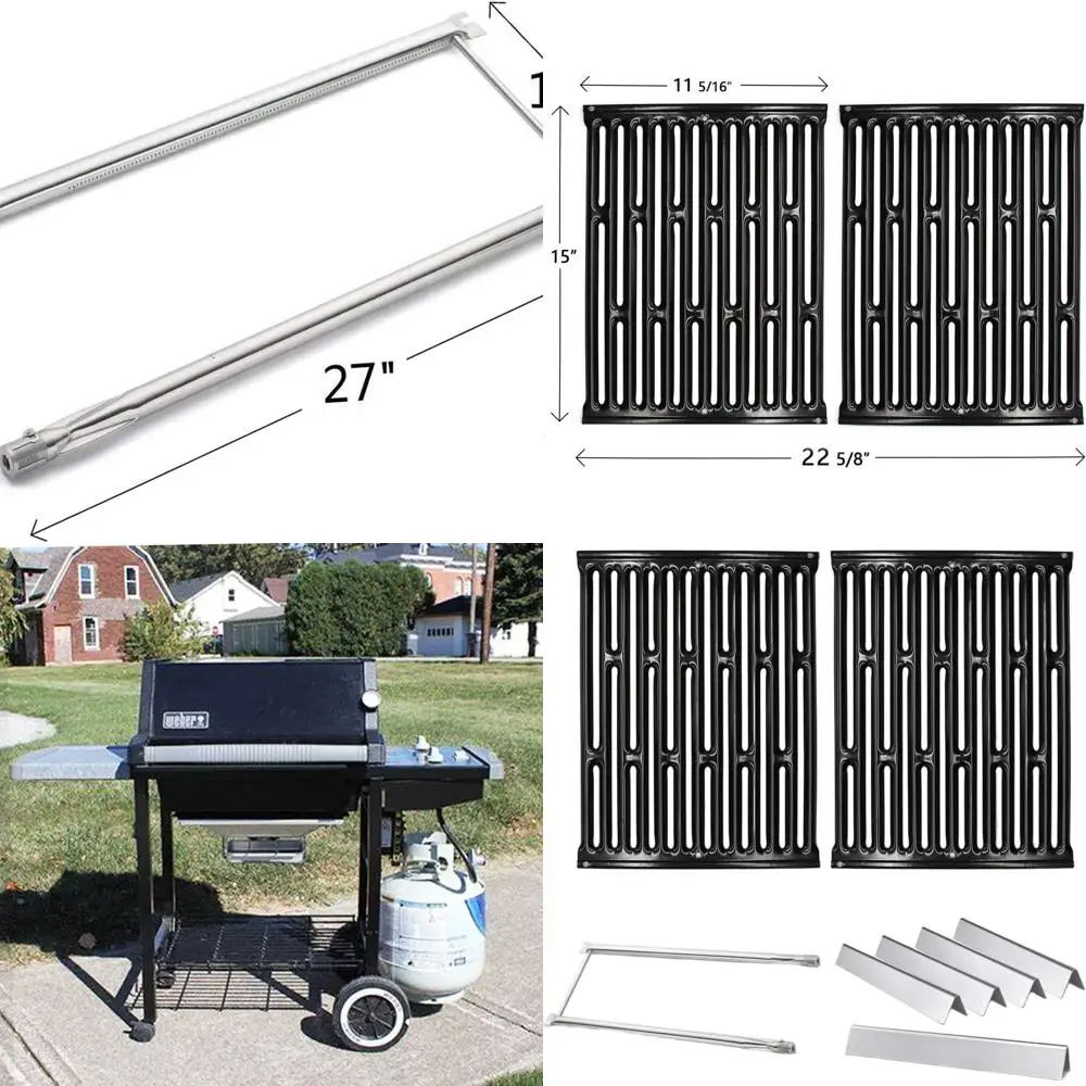 

Replacement Parts for Genesis Silver A, Spirit 200 Series E200, E210, S200, S210, Spirit 500 Grill with Side Controls Cooking Gr