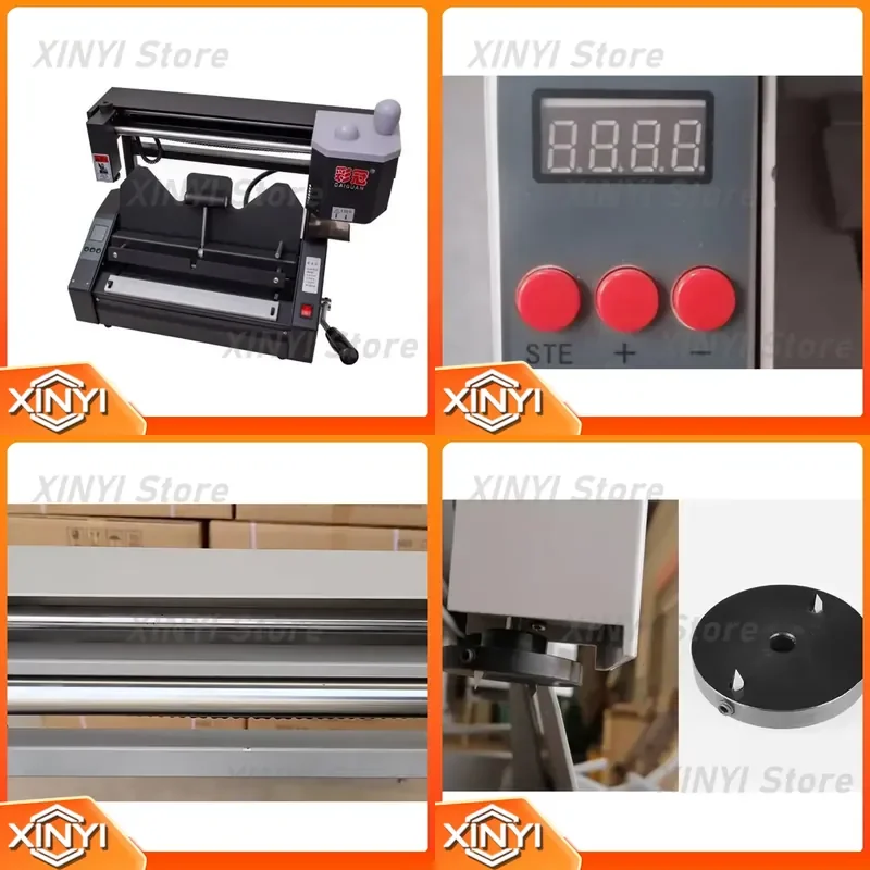 for Office Equipment Low Price Desktop Binding Machine A4 Plus Electric Glue Binder With Indentation