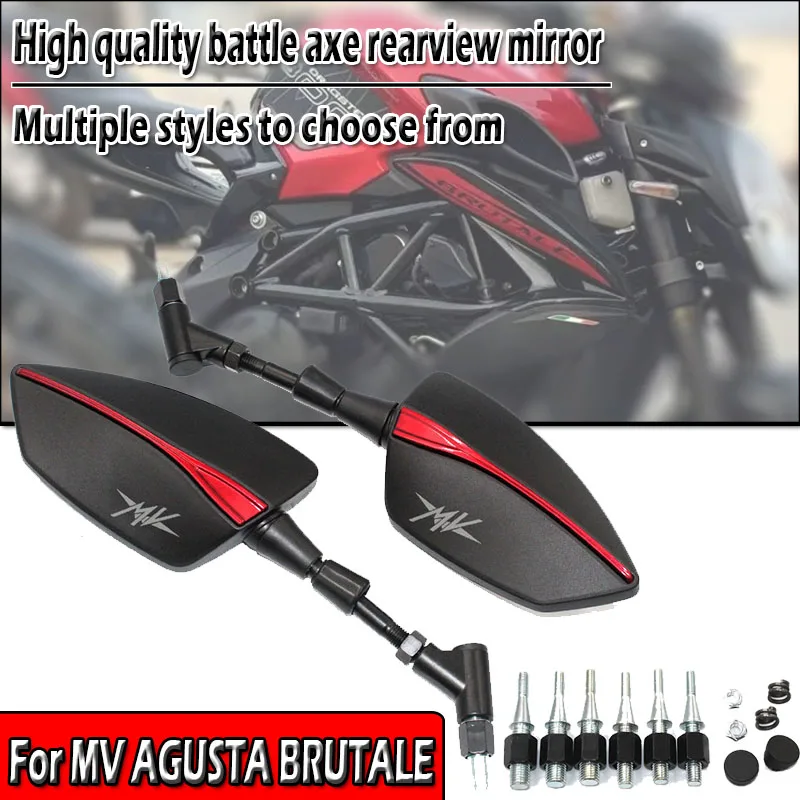 Para mv agusta f3 675 800 brutale 800 1000 o novo espelho retrovisor universal de alta qualidade para motocicleta tomahawk