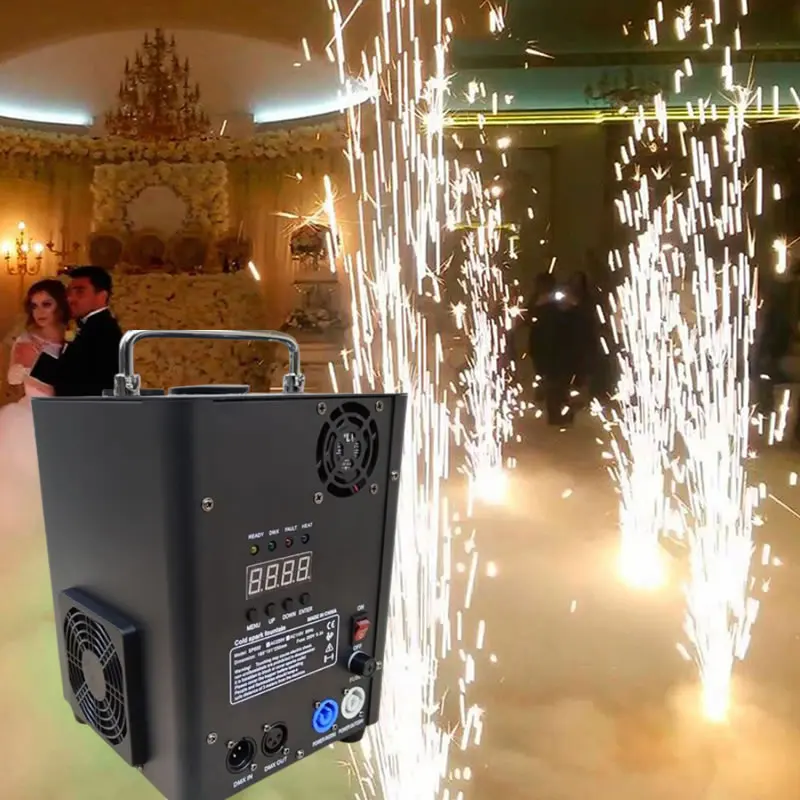 Butoy 700W Cold Spark Machine DMX512 Control Wedding Party Projection Lights Firework Effect for Stage Performances