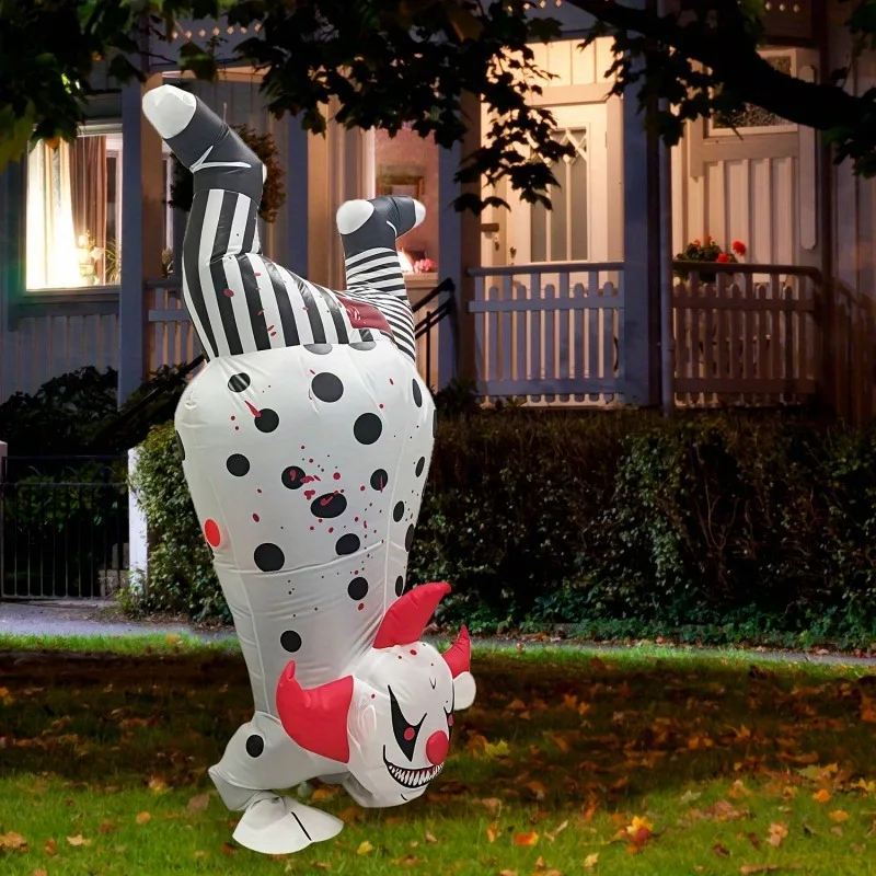 مجموعة أزياء المهرج القابلة للنفخ لعروض مسرح عيد الشكر في عيد الهالوين