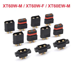 5/10Pcs Amass XT60 XT60W XT60EW Male Female Waterproof Plug Gold-Plated Bullet Connectors For RC Lipo Battery Aircraft Drone Car