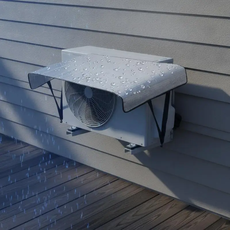 Premium Air Conditioner Outdoor Cover Energy Saving Rainproof UV Resistant Heavy Duty Oxford Fabric for All Weather Patio Use