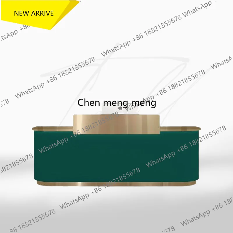 

G153 Counter Storage Reception Desks Simple Beauty Customer Center Reception Desks Modern Artificial Board Furniture