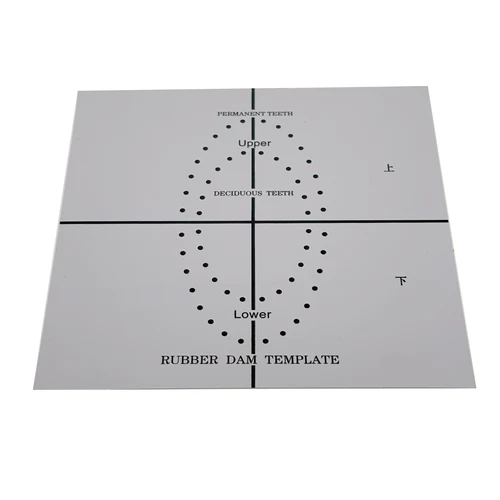 Imagen 2 del producto Punzón de goma Dental, tablero de posicionamiento, plantilla de barrera, instrumento de laboratorio Dental, herramientas accesorios de odontología