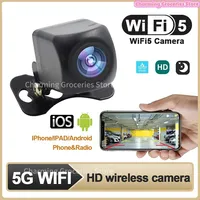 HD WIFI5 Wireless Car Camera Night Vision Vehicle Camera Waterproof Wifi Reversing Camera 5V 12V For Android IOS Radio
