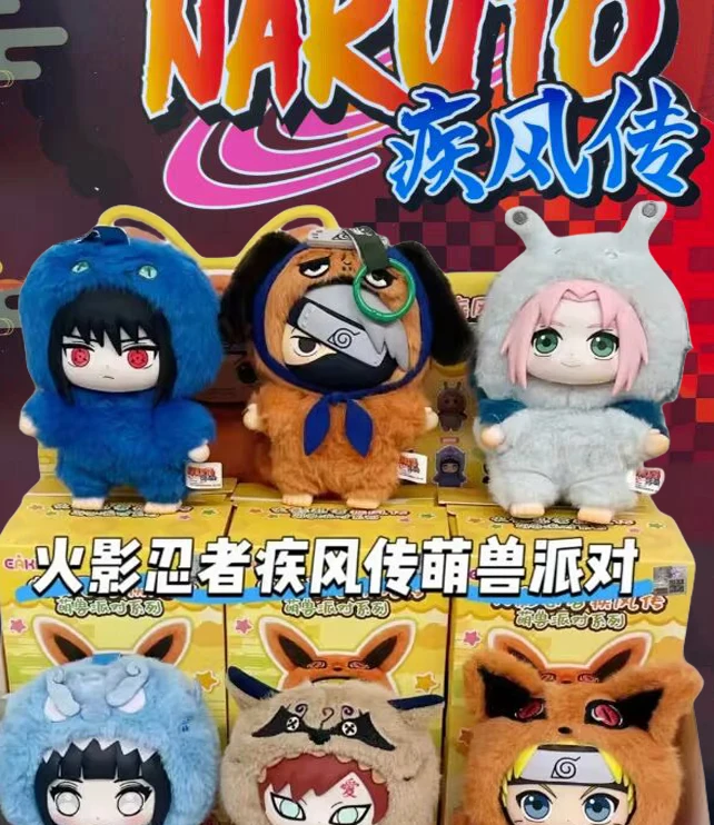 

NARUTO TOPTOY EAKI Blind Box Uchiha Uzumaki Chakra Vinyl plush Toy Series Plush Doll Cute Hand-Made Action Figure Ornaments Gift