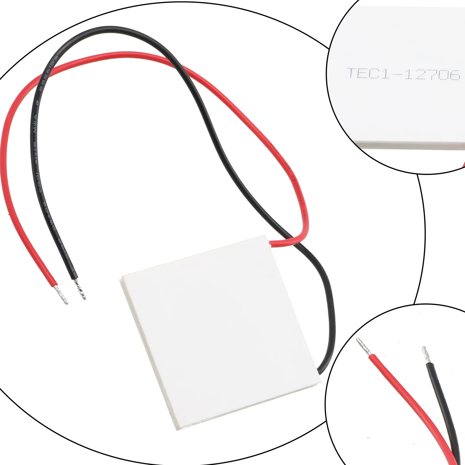 TEC1-12706 40x40mm for peltier Module 12V 4.5A 60W for Max Cooling Power for Thermal Cycling and for Heat Pump Applications in