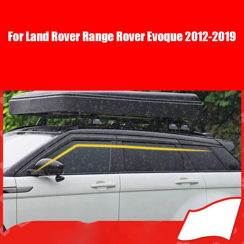 For Land Rover Range Rover Evoque 2011 2012 2013 2014 2015 2017 2018 Car window weather shield ABS material exterior decoration