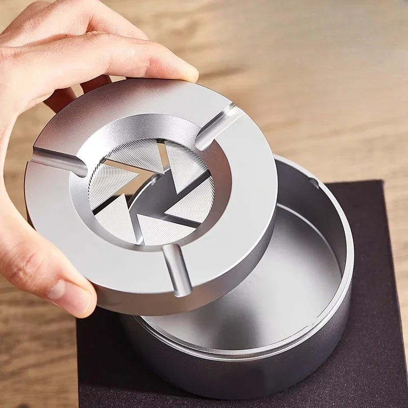 Mechanical ashtray, car desktop household anti-odor fly ash