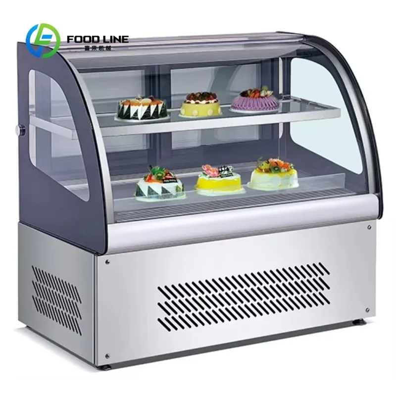 Customized Lockable Door Cake Display Refrigerator Secure Storage Equipment For Restaurant Bar Hotel Commercial Retail Use