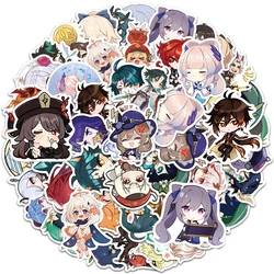 50-Piece Set Of New Game Anime Genshin Impact Exquisite Decal Stickers Lisa Keqingxiao Personalized Graffiti Diy Stickers