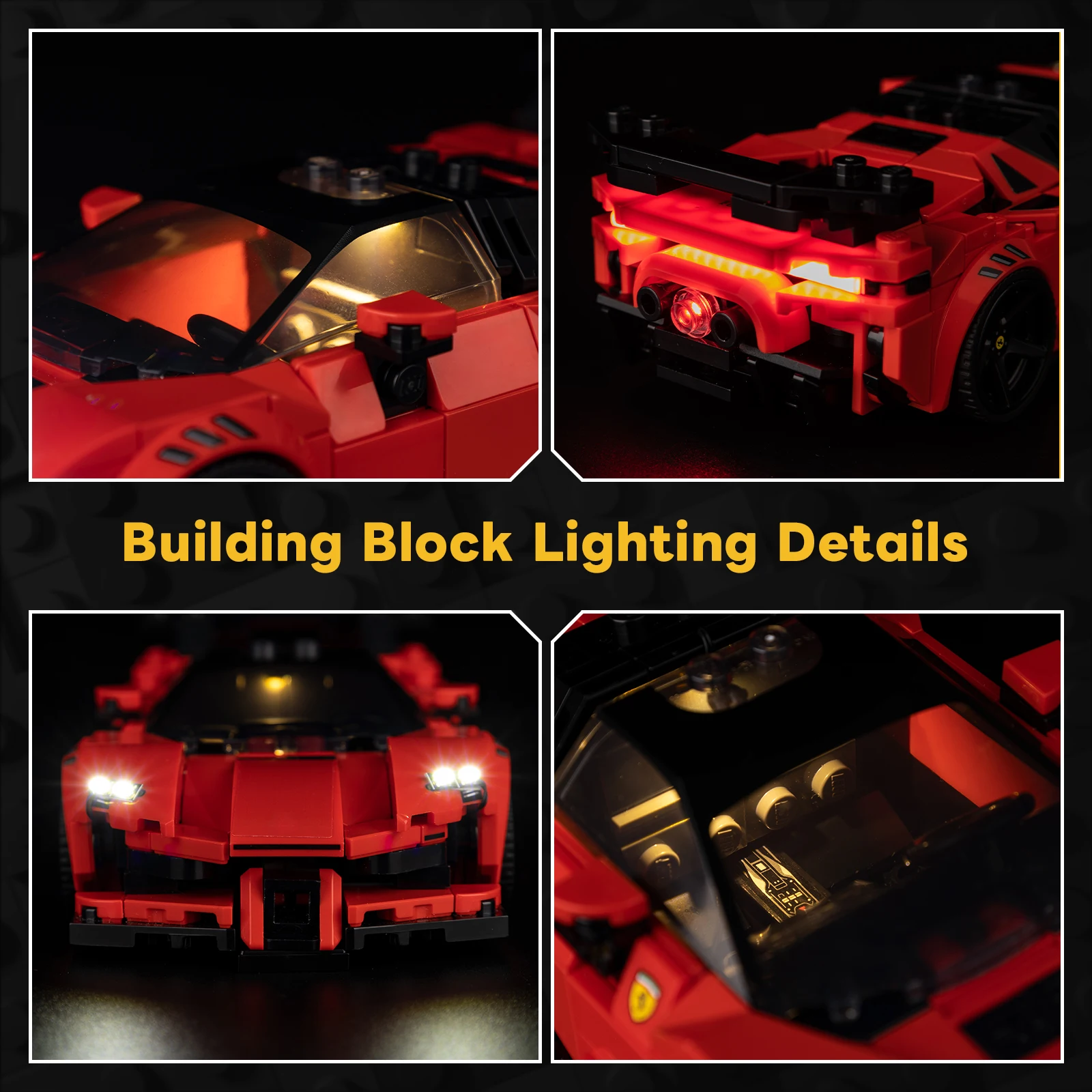 Kit de luzes LED Kyglaring, ad - Model Kit Ferrari avaliação e preço