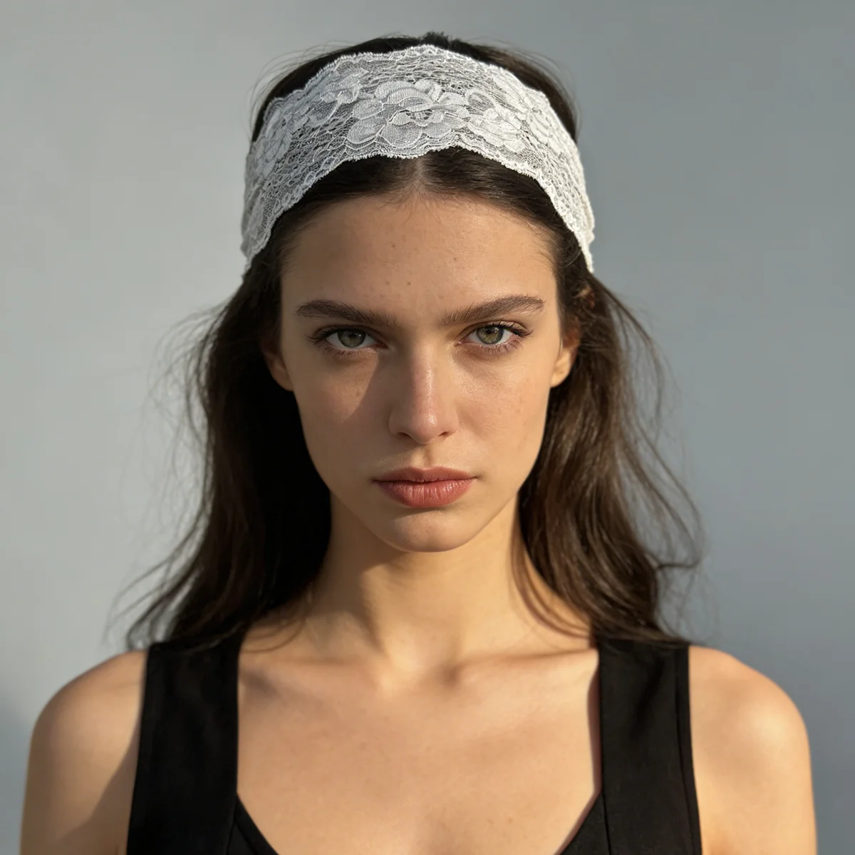 AWAYTR – bandeaux coréens en dentelle florale pour femmes et filles, bandeaux élastiques larges à la