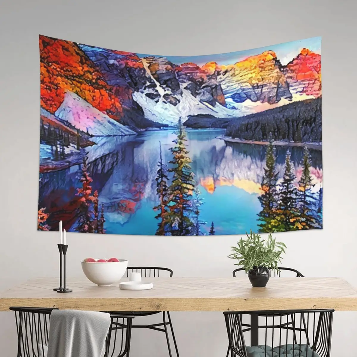 

Banff National Park Tapestry House Decoration Japanese Room Decor Room Decoration Korean Style Tapestry