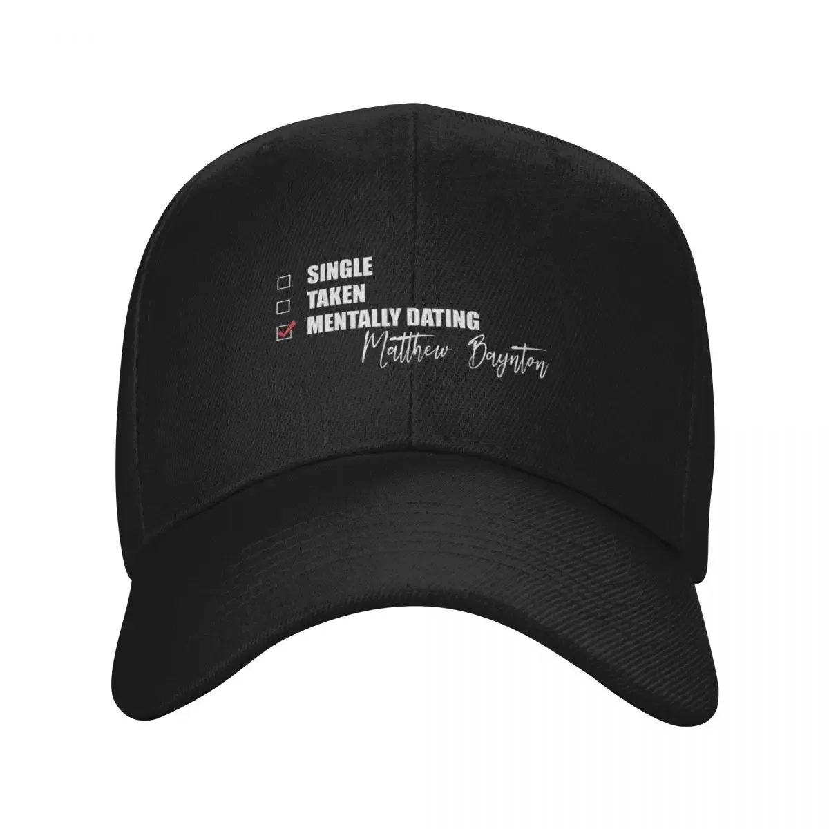 Mentally Dating Matthew Baynton Baseball Cap Luxury Hat summer hat |-F-| Golf Women Men's