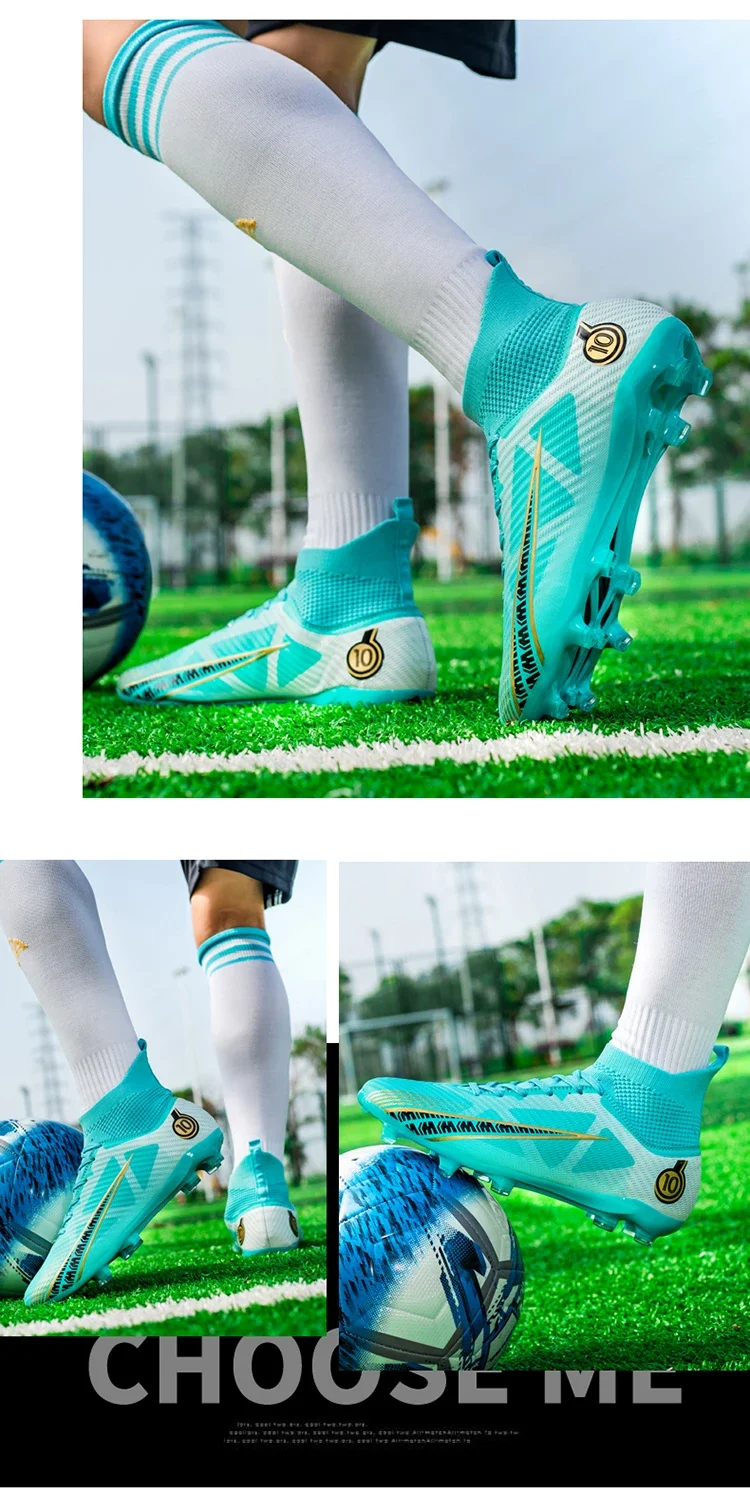 Herren Fußballschuhe Professionelle Original Widerstandsfähige Männer-Trainingsschuhe Atmungsaktive Hochwertige Fußballstiefel Rutschfeste Fußballschuhe – Detail 17