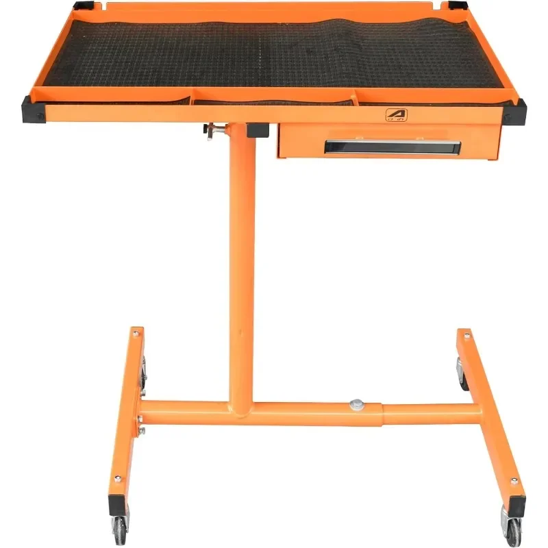 Custom Heavy Duty Adjustable Tear Down Work Table Tool Cart on Wheels with Drawers  Mobile Tool Storage Cart