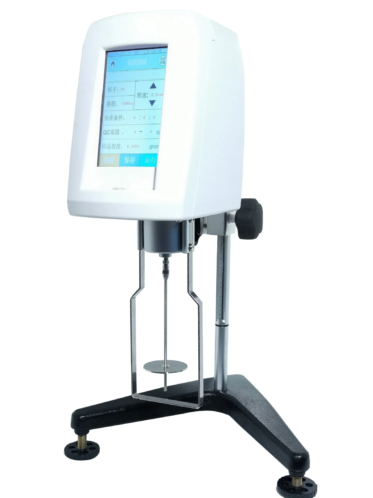 Viscometer, display shear rate and viscosity rheological curve, accessories rich in functions
