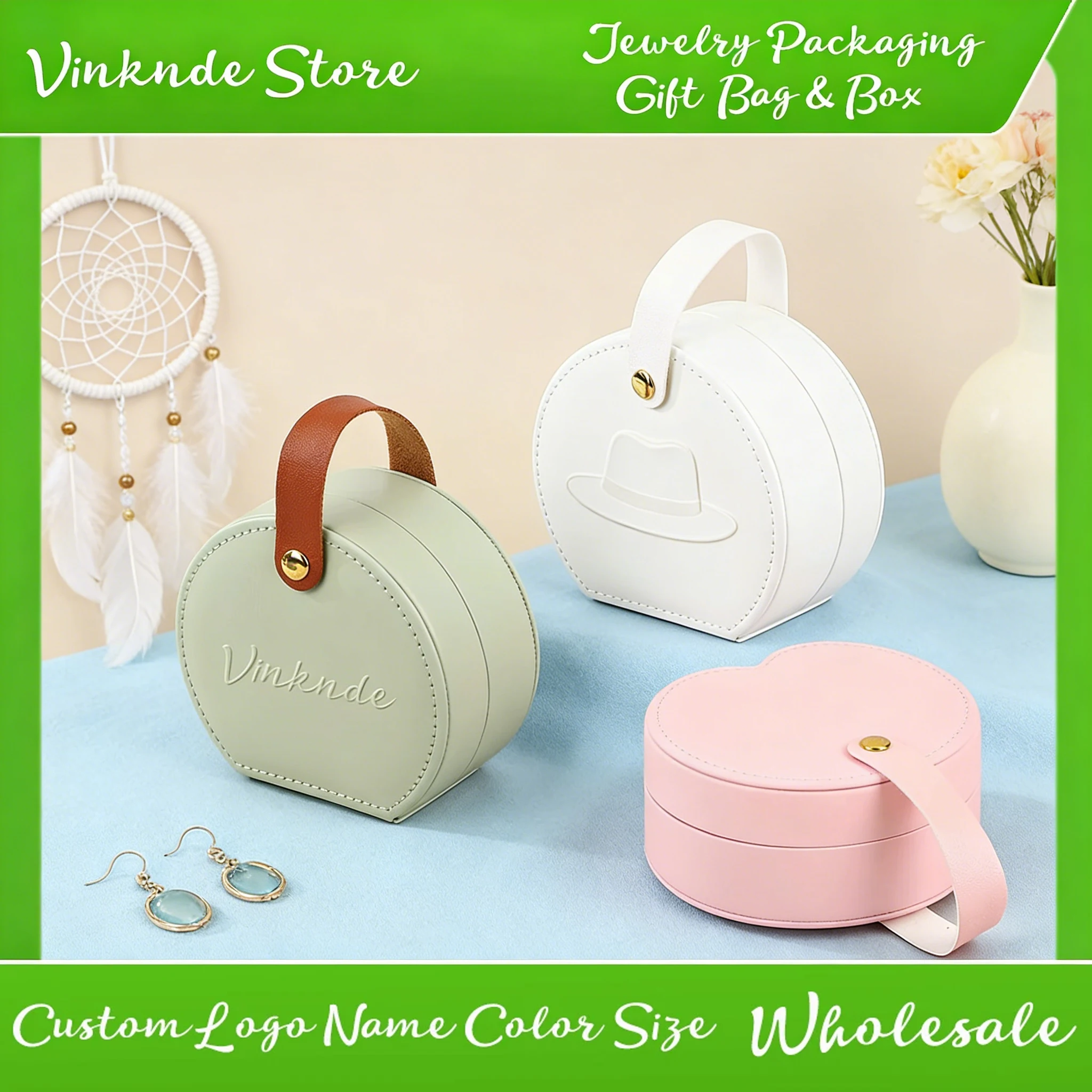 

Персонализированная кожаная шкатулка для украшений: кольца, серьги, браслеты, подвески, ожерелья. Упаковка, дорожный органайзер, подарочный футляр.