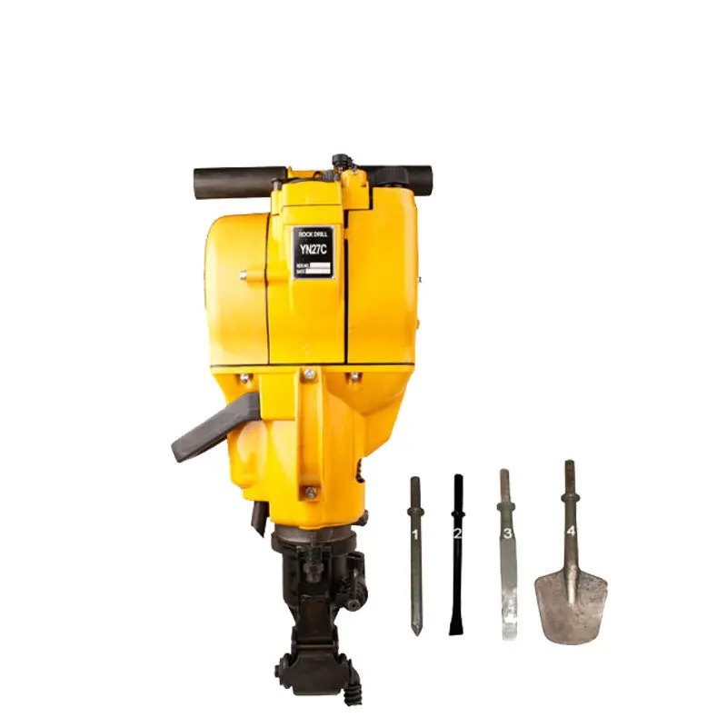 Yn27c Mine Tunnel Hand Held Internal Combustion Portable Gasoline Petrol Jack Hammer Rock Drill for Mining and Breaking