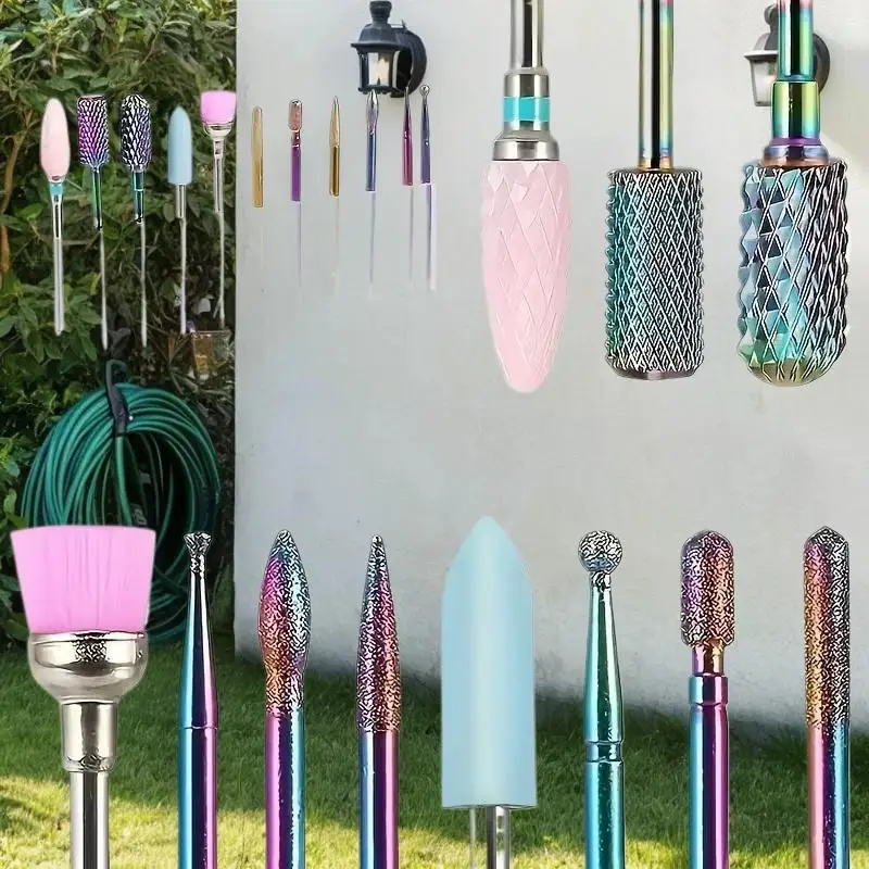 11 Teile/schachtel Professionelle Keramik Nagel Bohrer Set Elektrische Maniküre Nagel Datei Bit Für Acryl Gel Nägel Und Nagelhaut