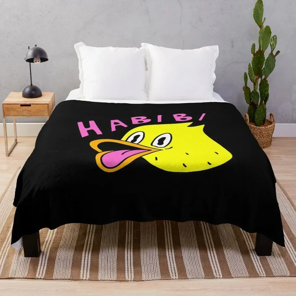 

Quackity Merch Quackity Habibi Duck Gifts For Fans, For Men and Women, Gift Valentine's Day Throw Blanket