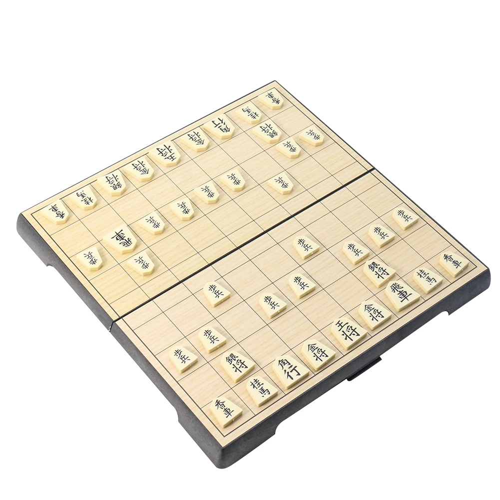 Japanese Shogi Magnetic Chess Foldable Portable Fun Board Game Intellectual Toy Thinking Practice Children and Adult Gift