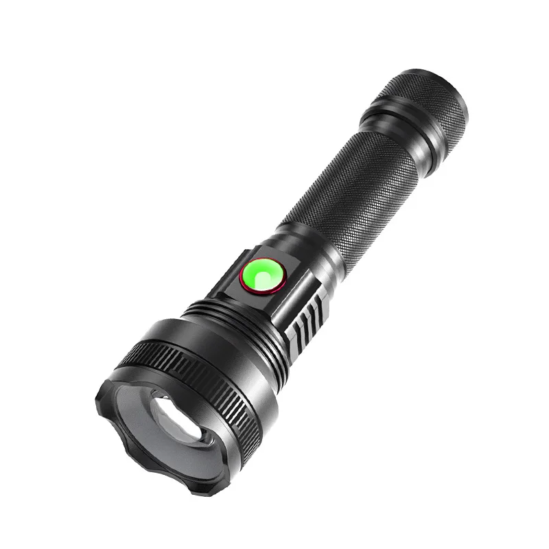 Linterna telescópica de carga rápida, linterna de aleación de aluminio Xhp40