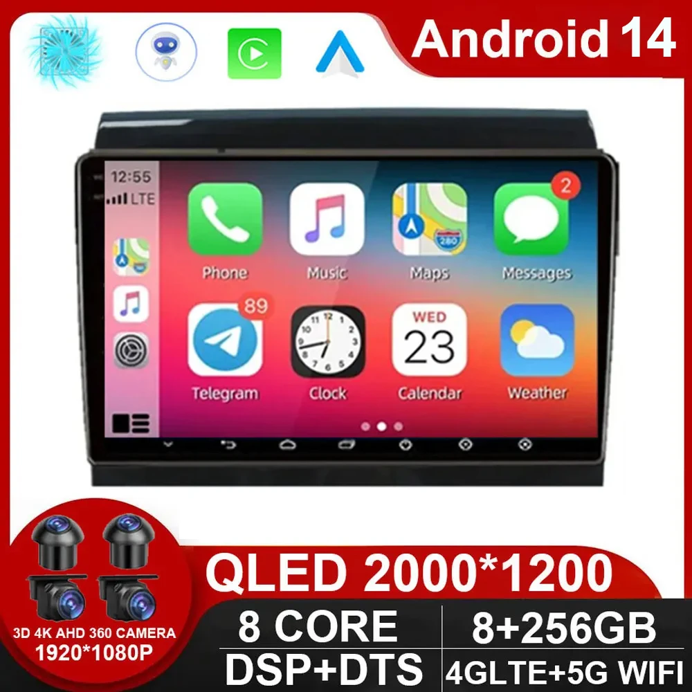 

Multimedia for Fiat Ducato 2007 - 2015 Citroen Jumper Peugeot Boxer 2011 - 2015 Car Radio Android 14 Stereo Carplay Autoradio