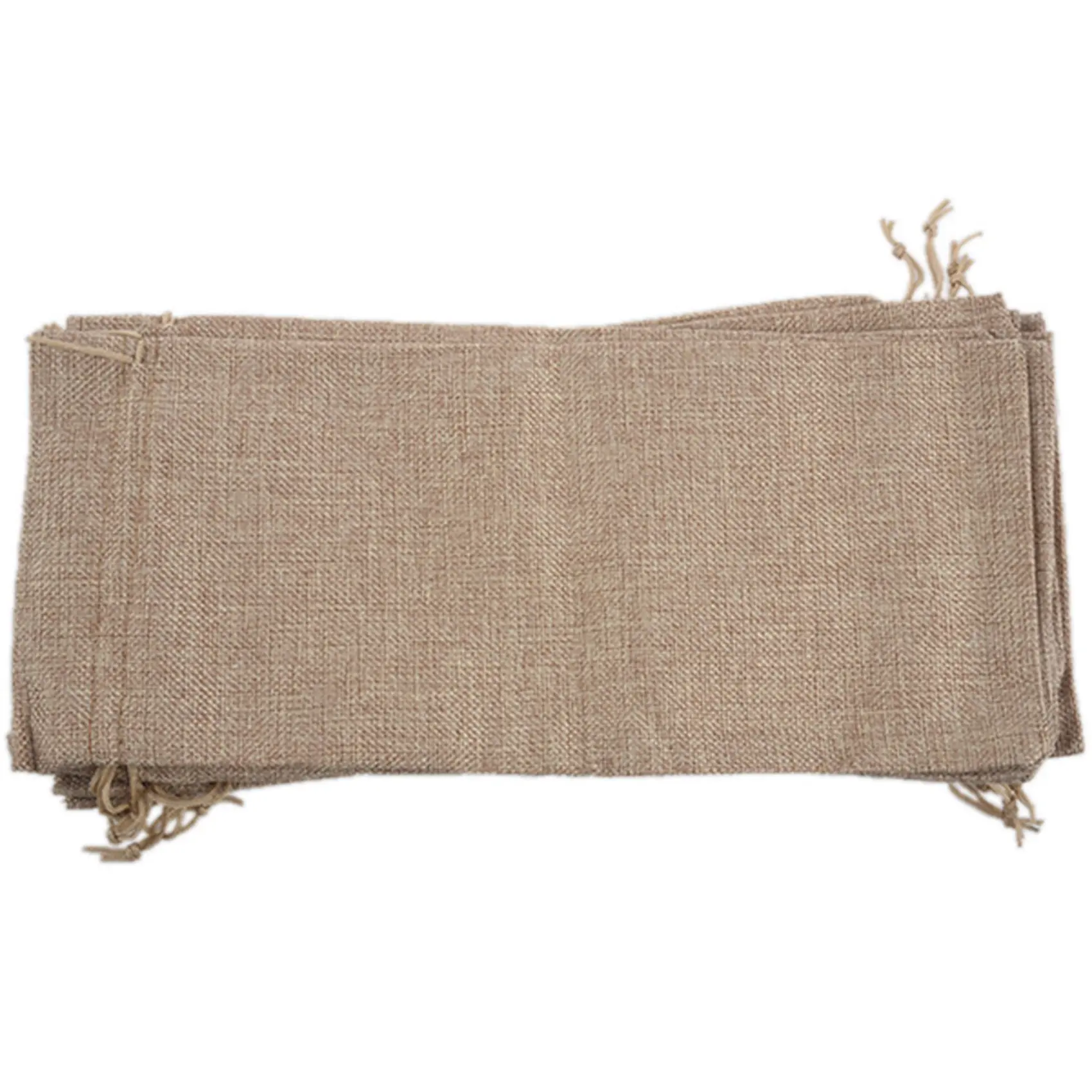

ABMH-30Pcs Jute Wine Bags, 14 X 6 1/4 Inches Hessian Wine Bottle Gift Bags With Drawstring
