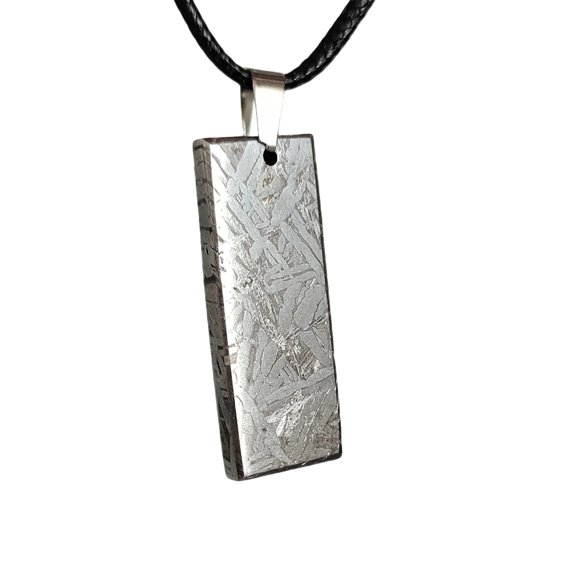 11.6g Muonionalusta meteorite pendant Natural iron meteorite pendant Meteorite slice Collection -LK055