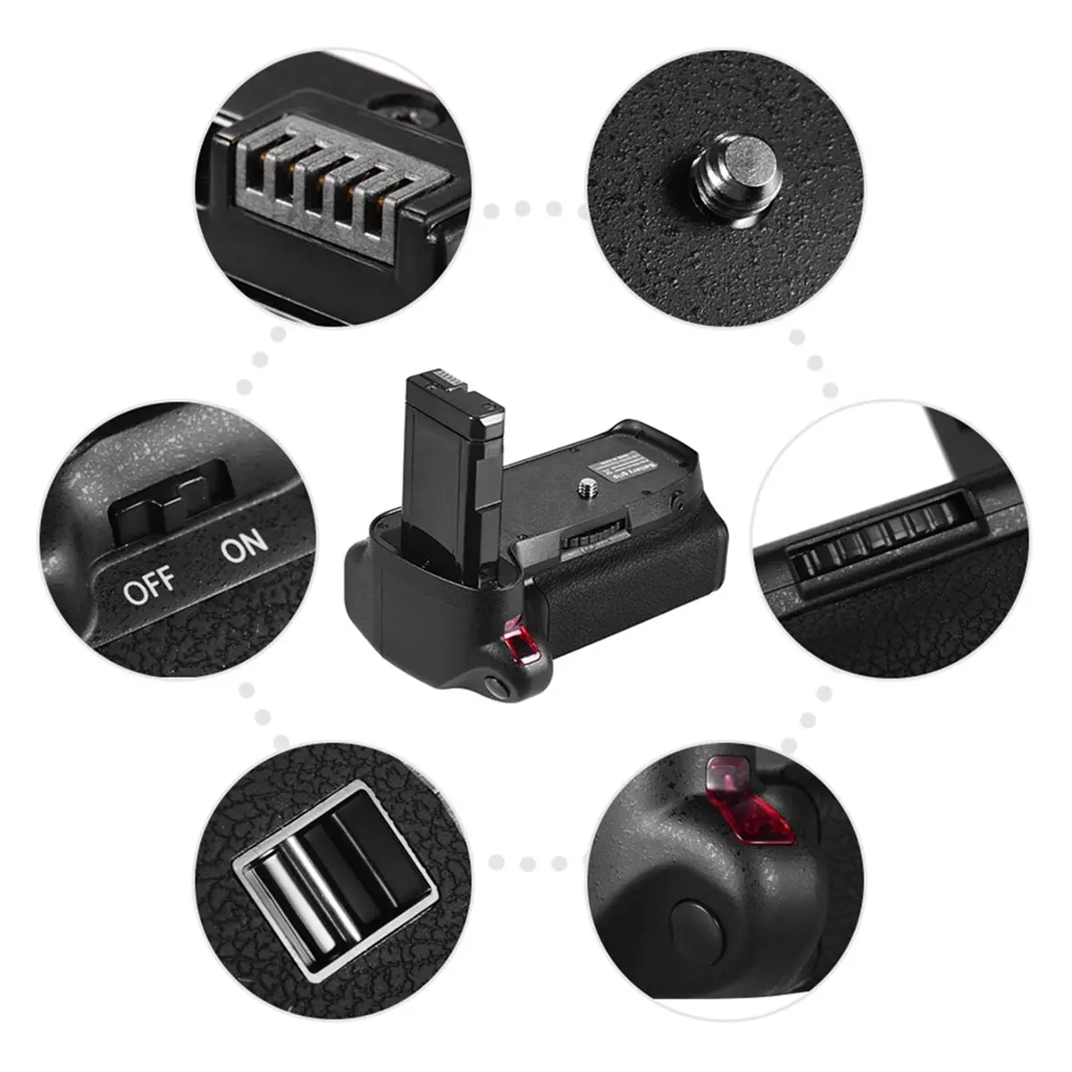 ~CLEARANCE A Vertical Battery Grip Holder for D5300 D3300 D3200 D3100 DSLR Camera EN-EL14Battery Powered with IR Remote Control