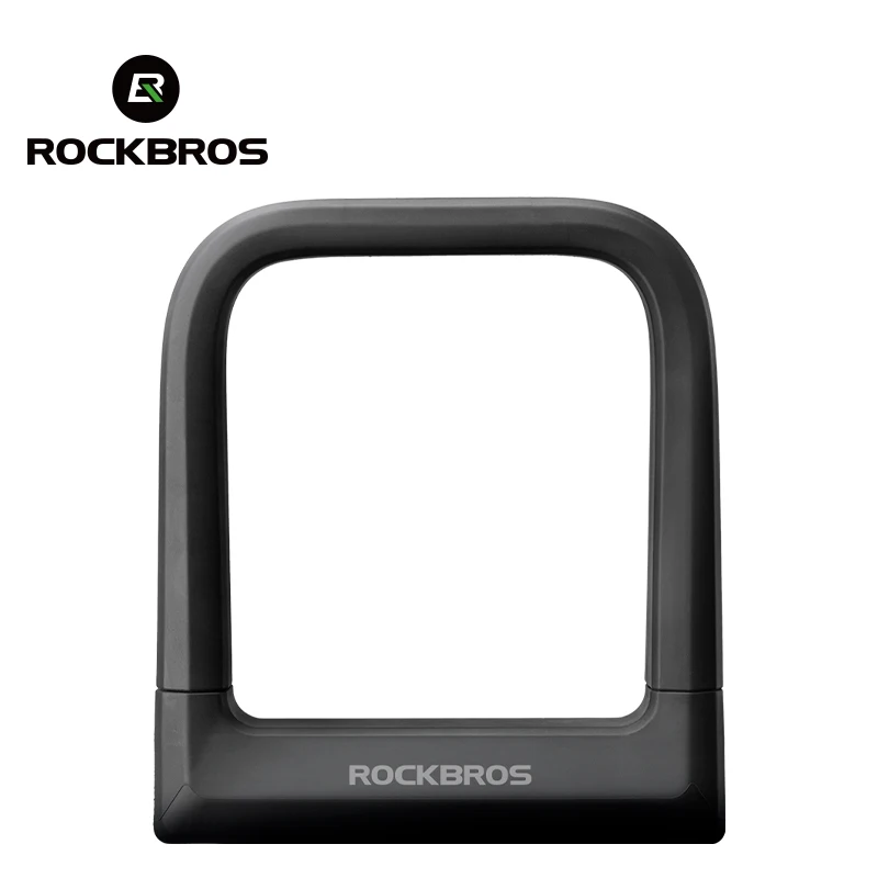 

ROCKBROS Silicone U-lock MTB Road Bicycle Waterproof Stable Anti-theft Lock Studry Multifunctional Lock Safety Bike Accessories