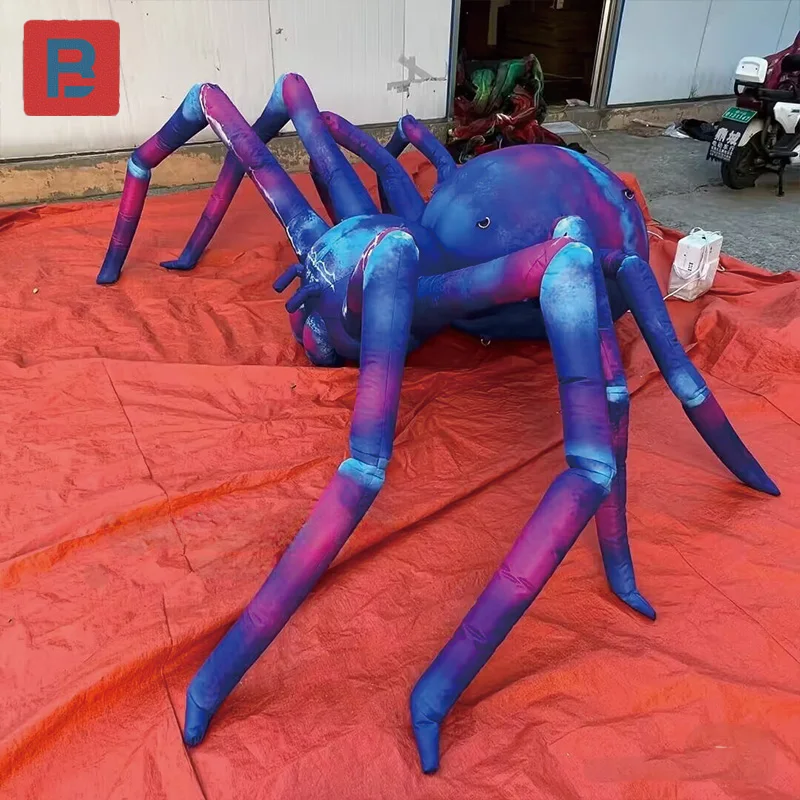 

Inflatable spiders with blowers, animal-based air models, outdoor shopping mall and square festival decoration props