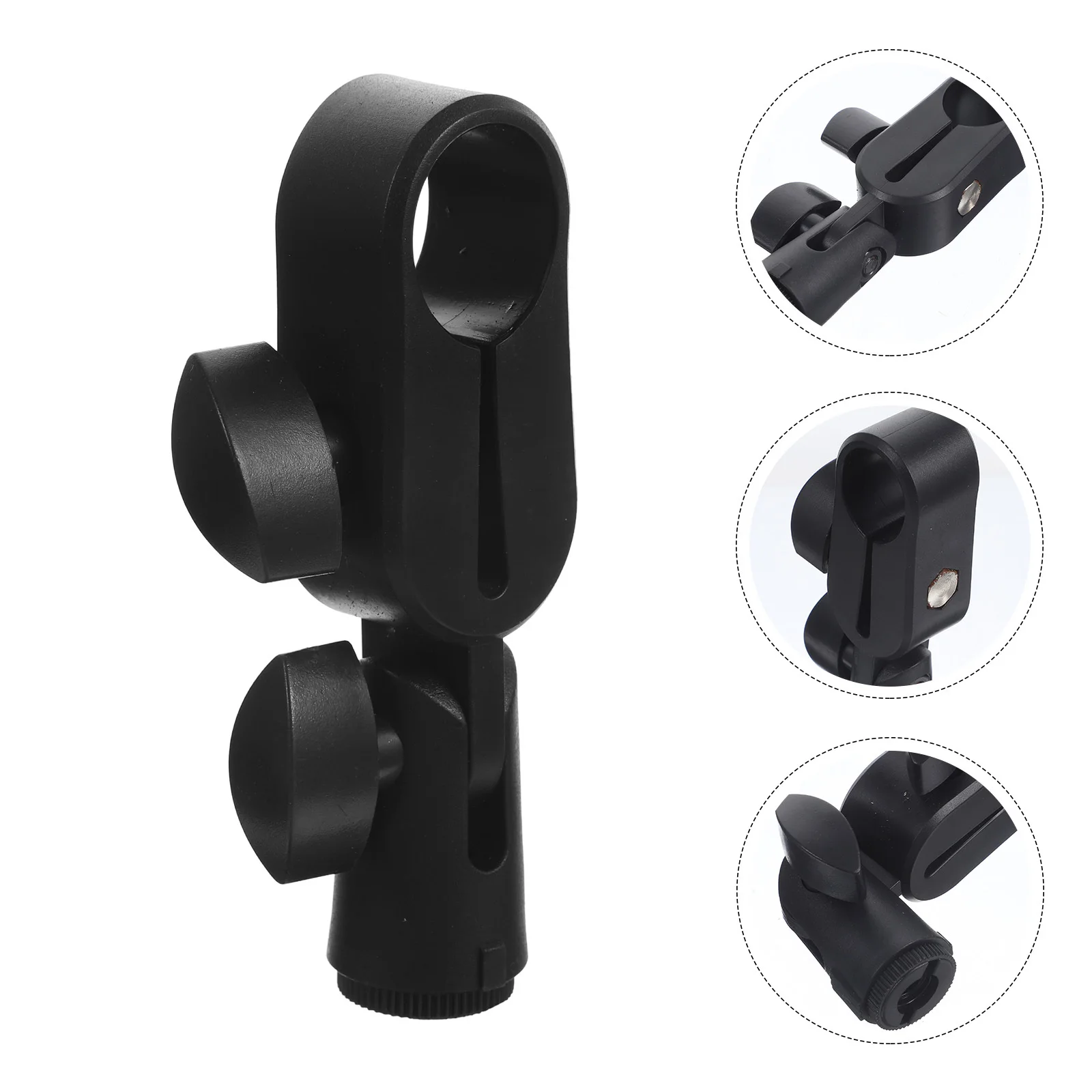 

Microphone Holder Clamp Universal Mic Clip For Stand Shock Mount Reduces Noise Vibration Compatible With Handheld